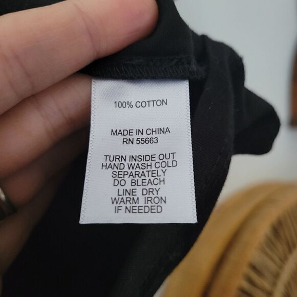 Joie Black Tee Pearl Detail New With Tags Large - Picture 3 of 7